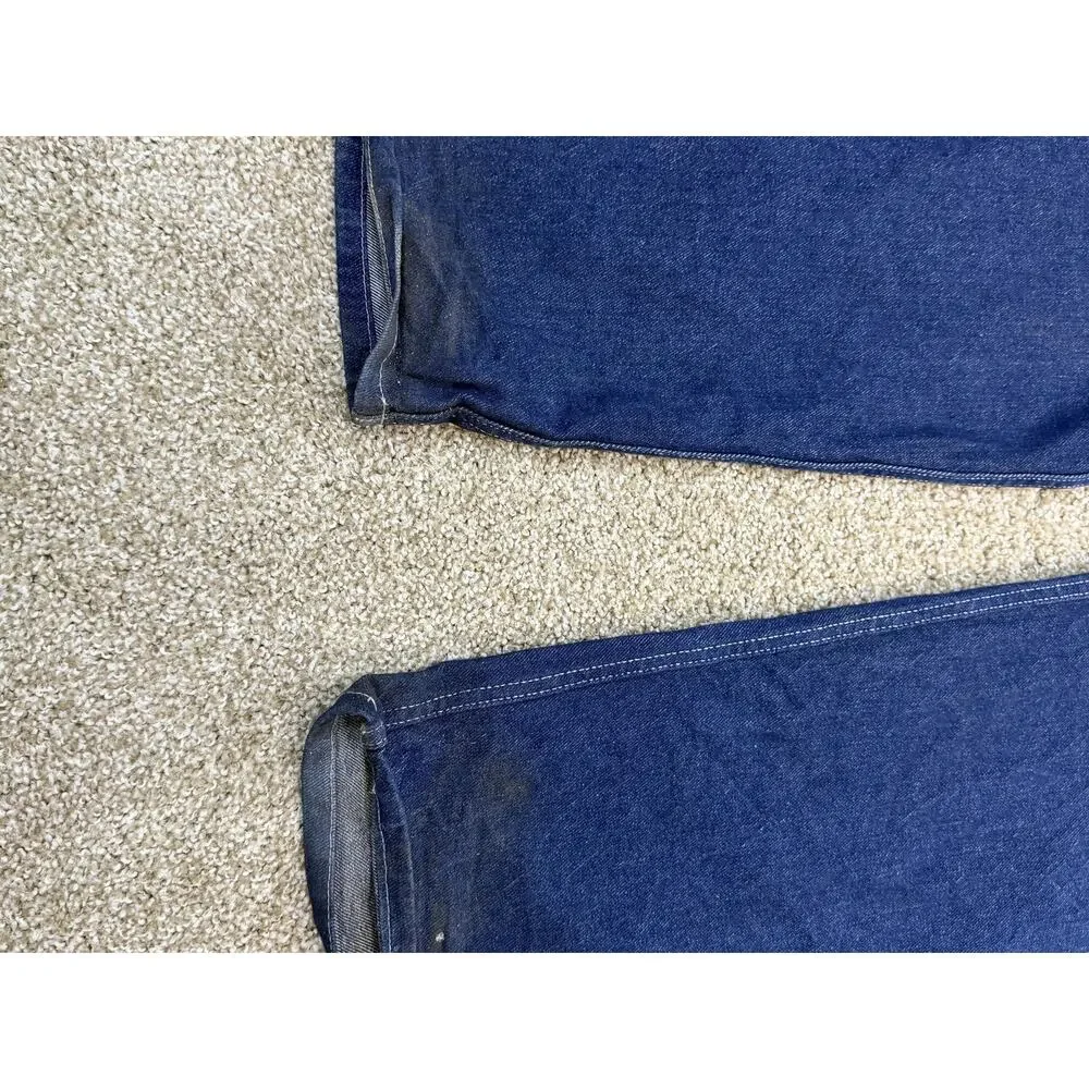 Dickies Bib Overalls Mens 2XL Blue Denim Jean Carpenter Utility Workwear - Picture 11 of 12